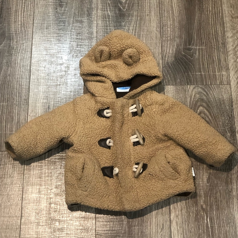 Baby Bon Bebe Winter Teddy Jacket Size 12 months